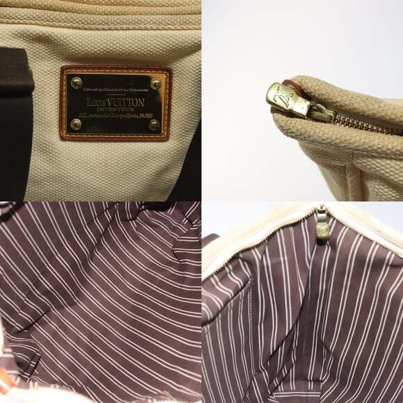 LOUIS VUITTON Cabas MM Antigua Tote Bag Brown Beige M40036 - Picture 11 of 12